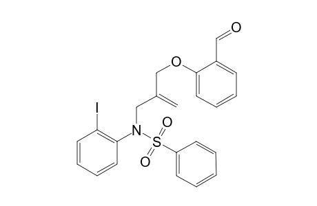 1-[3-[N-phenylsulfonyl-2-iodoanilino)-2-methylenepropyloxy]benzene-2-carboxaldehyde