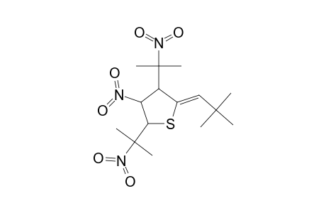 2-[(Z)-2',2'-Dimethyl-propylidene]-3,5-bis-(1''-methyl-1''-nitro-ethyl)-4-nitro-tetrahydrothiophen