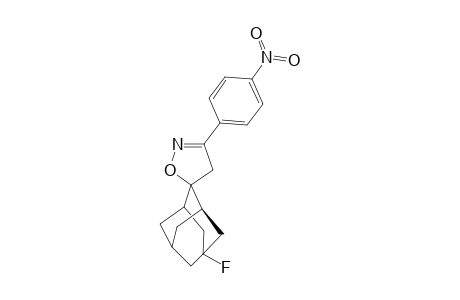(E)-5-Fluoro-3'-(4-nitrophenyl)-4'-hydrospiro[adamantane-2,5'-(delta.(2)-isoxazoline]