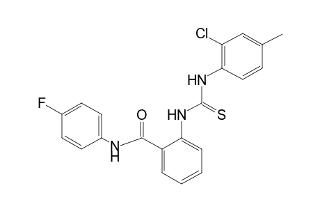 2-CHLOROl-2'-[(p-FLUOROPHENYL)CARBAMOYL]-4-METHYLTHIOCARBANILIDE