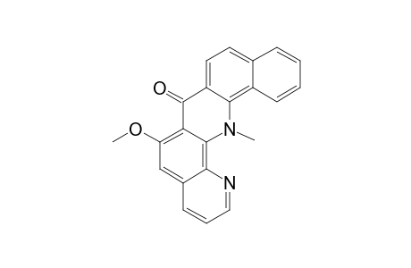 6-METHOXY-14-METHYLNAPHTHO-[1,2-B]-[1,10]-PHENANTHROLIN-7-(14H)-ONE