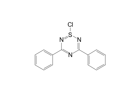 1H-1,2,4,6-Thiatriazine, 1-chloro-3,5-diphenyl-