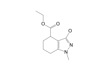 3-keto-1-methyl-4,5,6,7-tetrahydro-2H-indazole-4-carboxylic acid ethyl ester