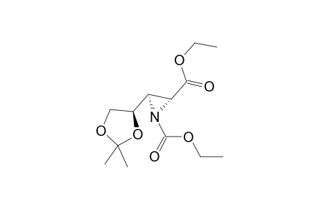 (2R,3R)-1,2-Bis(ethoxycarbonyl)-3-[(4R)-2,2-dimethyl-1,3-dioxolan-4-yl)]aziridine