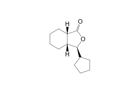 cis(3,3a)-3-cyclopentyl cis(3a,7a)-3a,4,5,6,7,7a(3H)-hexahydroisobenzofuran-1-one