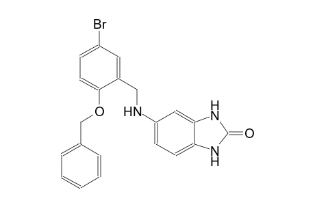5-{[2-(benzyloxy)-5-bromobenzyl]amino}-1,3-dihydro-2H-benzimidazol-2-one