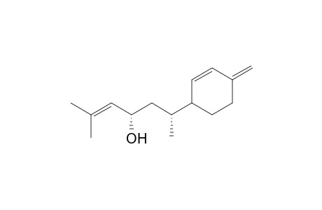 (4S,6R)-2-Methyl-6-(4'-methylidenecyclohex-2'-en-1'-yl)-hept-2-en-4-ol