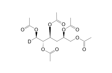 1,2,3,5,6-penta-O-acetyl-4-deoxyhexitol-1-d
