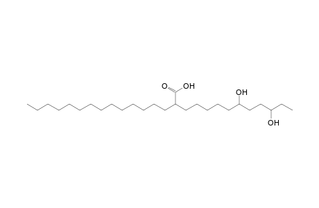 2-(6,9-dihydroxyundecyl)hexadecanoic acid