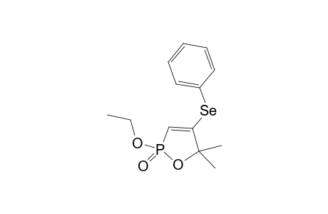 2-Ethoxy-4-(phenylselanyl)-2,5-dihydro-5,5-dimethyl-1,2-oxaphosphole 2-xide