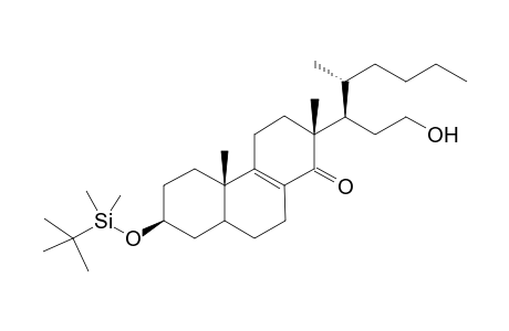 (2R,4bS,7S)-7-(tert-Butyl-dimethyl-silanyloxy)-2-[(1R,2R)-1-(2-hydroxy-ethyl)-2-methyl-hexyl]-2,4b-dimethyl-3,4,4b,5,6,7,8,8a,9,10-decahydro-2H-phenanthren-1-one