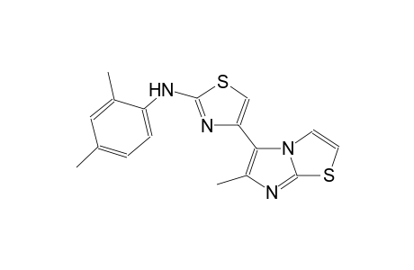 2-thiazolamine, N-(2,4-dimethylphenyl)-4-(6-methylimidazo[2,1-b]thiazol-5-yl)-