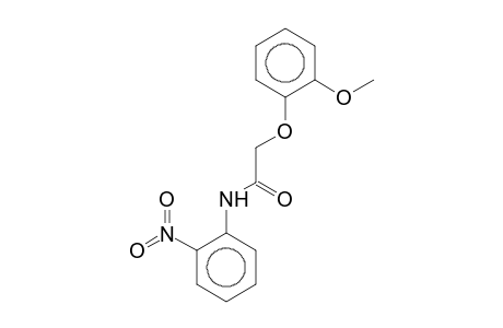 2-(2-Methoxyphenoxy)-N-(2-nitrophenyl)acetamide