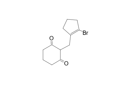 2-[(2-bromanylcyclopenten-1-yl)methyl]cyclohexane-1,3-dione
