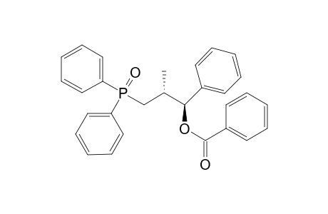 (1S,2R)-3-Diphenylphiosphinoyl-2-methyl-1-phenylpropan-1-yl benzoate