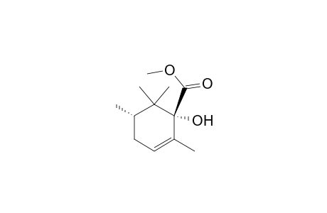 Methyl (1R,5S)-1-hydroxy-2,5,6,6-tetramethylcyclohexa-2-ene-1-carboxylate