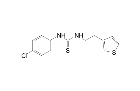 1-(p-chlorophenyl)-3-[2-(3-thienyl)ethyl]-2-thiourea