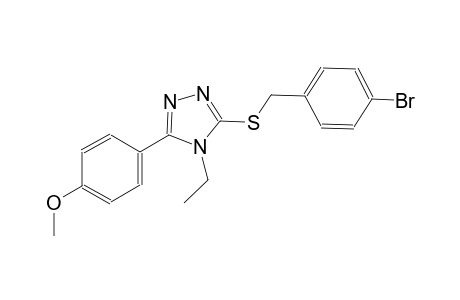 3-[(4-bromobenzyl)sulfanyl]-4-ethyl-5-(4-methoxyphenyl)-4H-1,2,4-triazole
