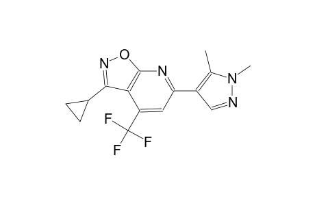 isoxazolo[5,4-b]pyridine, 3-cyclopropyl-6-(1,5-dimethyl-1H-pyrazol-4-yl)-4-(trifluoromethyl)-