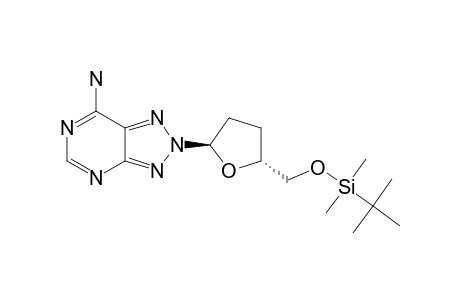 7-AMINO-2-(2,3-DIDEOXY-5-O-[(1,1-DIMETHYLETHYL)-DIMETHYLSILYL]-ALPHA-D-GLYCERO-PENTOFURANOSYL)-2H-1,2,3-TRIAZOLO-[4,5-D]-PYRIMIDINE