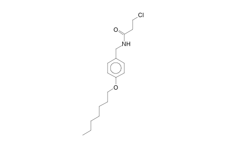 3-Chloro-N-[4-(heptyloxy)benzyl]propanamide