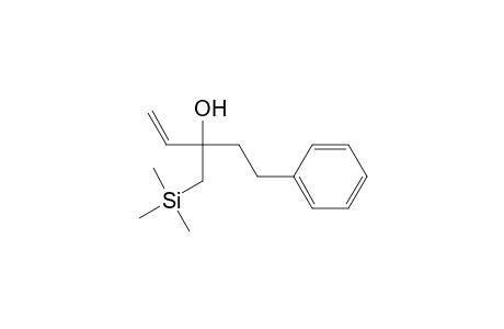 5-phenyl-3-(trimethylsilylmethyl)pent-1-en-3-ol