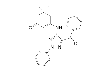 3-((5-Benzoyl-2-phenyl-2H-1,2,3-Triazol-4-yl)amino)-5,5-dimethylcyclohex-2-en-1-one