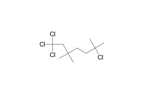 1,1,1,6-tetrachloro-3,3,6-trimethyl-heptane