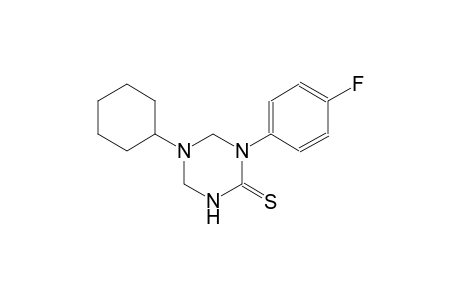 5-cyclohexyl-1-(4-fluorophenyl)tetrahydro-1,3,5-triazine-2(1H)-thione