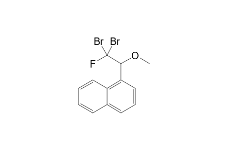 1,1-Dibromo-1-fluoro-2-methoxy-2-(1-naphthyl)ethane
