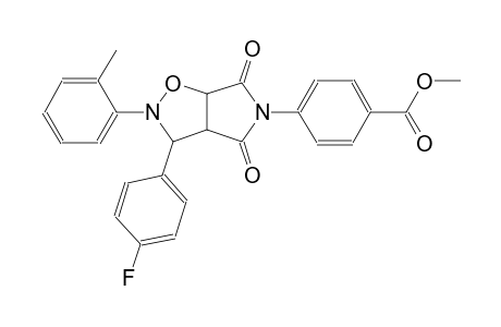 benzoic acid, 4-[3-(4-fluorophenyl)hexahydro-2-(2-methylphenyl)-4,6-dioxo-5H-pyrrolo[3,4-d]isoxazol-5-yl]-, methyl ester