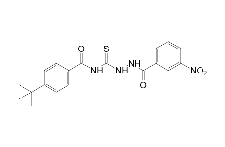 4-(p-tert-butylbenzoyl)-1-(m-nitrobenzoyl)-3-thiosemicarbazide