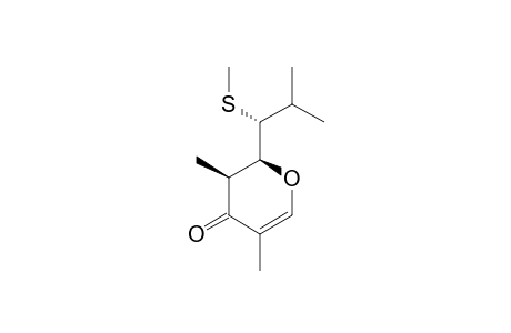 (2R*,2'S*,3R*)-3,5-DIMETHYL-2-[2-METHYL-1-(METHYLTHIO)-PROPYL]-2,3-DIHYDRO-4H-PYRAN-4-ONE