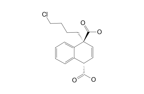 (TRANS)-1-(4-CHLOROBUTYL)-1,4-DIHYDRONAPHTHALENE-1,4-DICARBOXYLIC-ACID