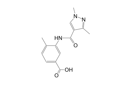 3-{[(1,3-dimethyl-1H-pyrazol-4-yl)carbonyl]amino}-4-methylbenzoic acid