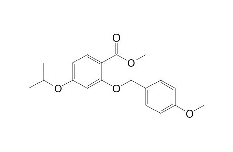 Methyl 4-isopropoxy-2-(4-methoxy)benzyloxybenzoate