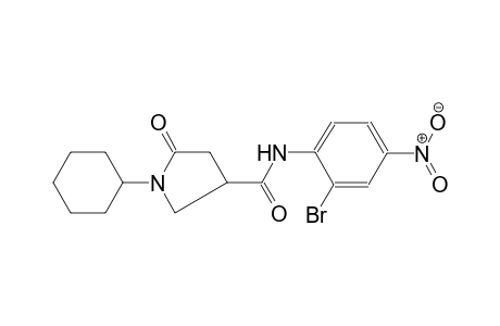 3-pyrrolidinecarboxamide, N-(2-bromo-4-nitrophenyl)-1-cyclohexyl-5-oxo-