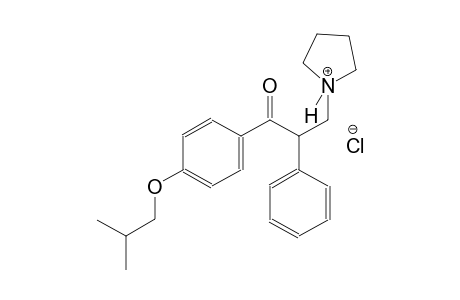1-[3-(4-isobutoxyphenyl)-3-oxo-2-phenylpropyl]pyrrolidinium chloride