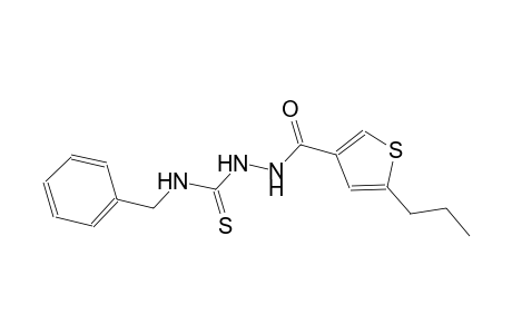 N-benzyl-2-[(5-propyl-3-thienyl)carbonyl]hydrazinecarbothioamide