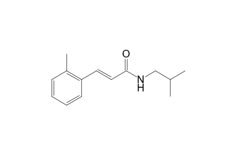 2-Propenamide, 3-(2-methylphenyl)-N-(2-methylpropyl)-,