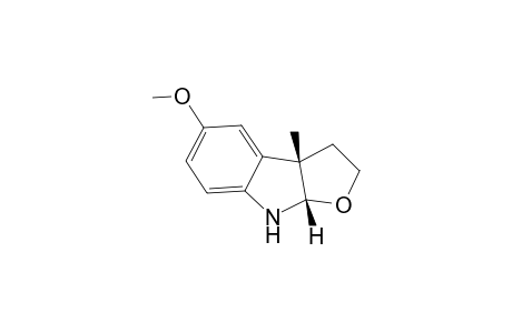 (3aS,8bS)-7-methoxy-8b-methyl-3a,4-dihydro-1H-furo[2,3(3aS,8bS)-7-methoxy-8b-methyl-1,2,3a,4-tetrahydrofuro[2,3-b]indole