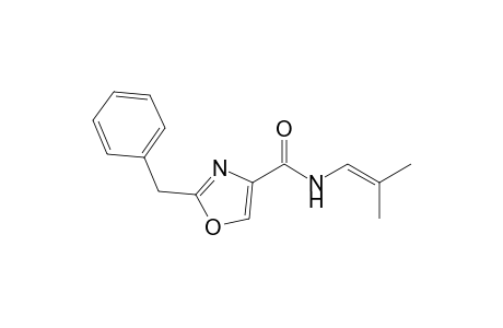 2-Benzyloxazole-4-carboxylic acid - (2'-methylpropenyl)amide