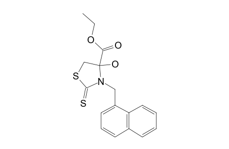 ETHYL-3-(1-NAPHTHYLMETHYL)-4-HYDROXY-2-THIOXO-1,3-THIAZOLANE-4-CARBOXYLATE