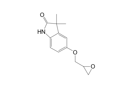 3,3-Dimethyl-5-(2-oxiranylmethoxy)-1H-indol-2-one