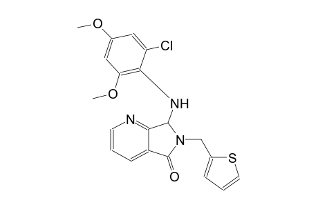 5H-pyrrolo[3,4-b]pyridin-5-one, 7-[(2-chloro-4,6-dimethoxyphenyl)amino]-6,7-dihydro-6-(2-thienylmethyl)-