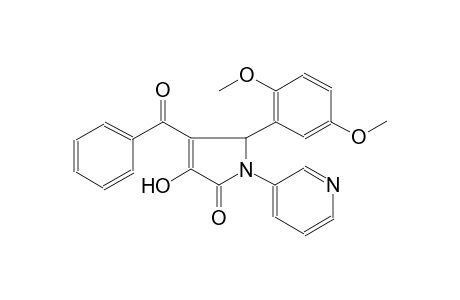 2H-pyrrol-2-one, 4-benzoyl-5-(2,5-dimethoxyphenyl)-1,5-dihydro-3-hydroxy-1-(3-pyridinyl)-