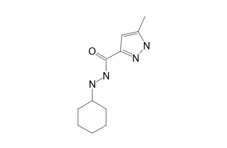 5-methylpyrazole-3-carboxylic acid, 2-cyclohexylhydrazide