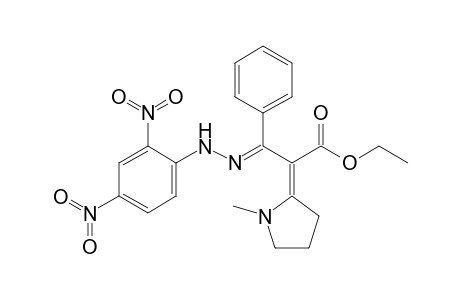 Ethyl 3-phenyl-3-(2",4"-dinitrophenylhydrazono)-2-(1'-methylpyrrolidin-2'-ylidene)propionate