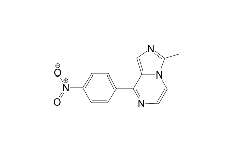 3-Methyl-8-(4-nitrophenyl)imidazo[1,5-a]pyrazine