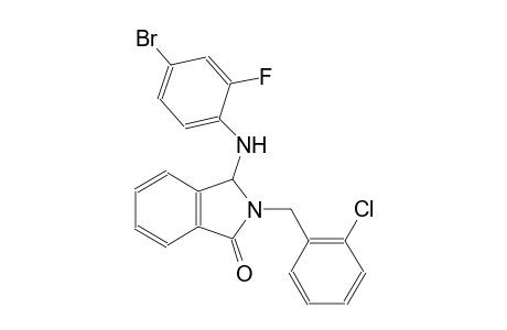 1H-isoindol-1-one, 3-[(4-bromo-2-fluorophenyl)amino]-2-[(2-chlorophenyl)methyl]-2,3-dihydro-